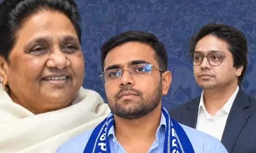 आकाश के बाद ईशान पर भी गिरी मायावती की गाज, बोलीं- मोह में पड़कर पार्टी का नुकसान नहीं होने दूंगी आकाश के बाद ईशान पर भी गिरी मायावती की गाज, बोलीं- मोह में पड़कर पार्टी का नुकसान नहीं होने दूंगी