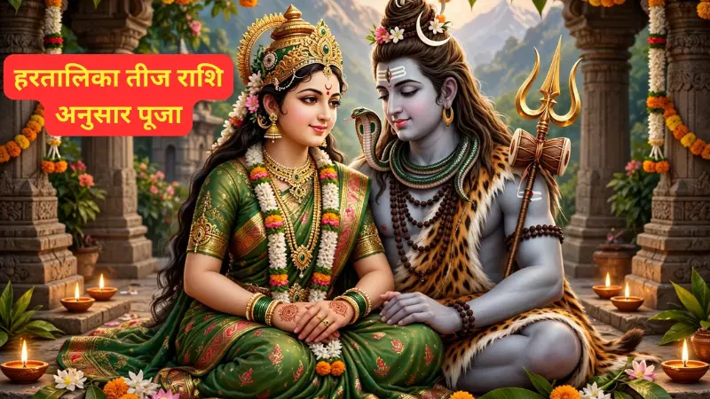 Hartalika Teej पर आज राशि के अनुसार जपें ये मंत्र, मिलेगा मनचाहा पार्टनर और बढ़ेगा सुख-सौभाग्य Hartalika Teej पर आज राशि के अनुसार जपें ये मंत्र, मिलेगा मनचाहा पार्टनर और बढ़ेगा सुख-सौभाग्य