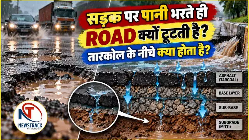 Asphalt Road Damage Explained in Hindi Asphalt Road Damage Explained in Hindi