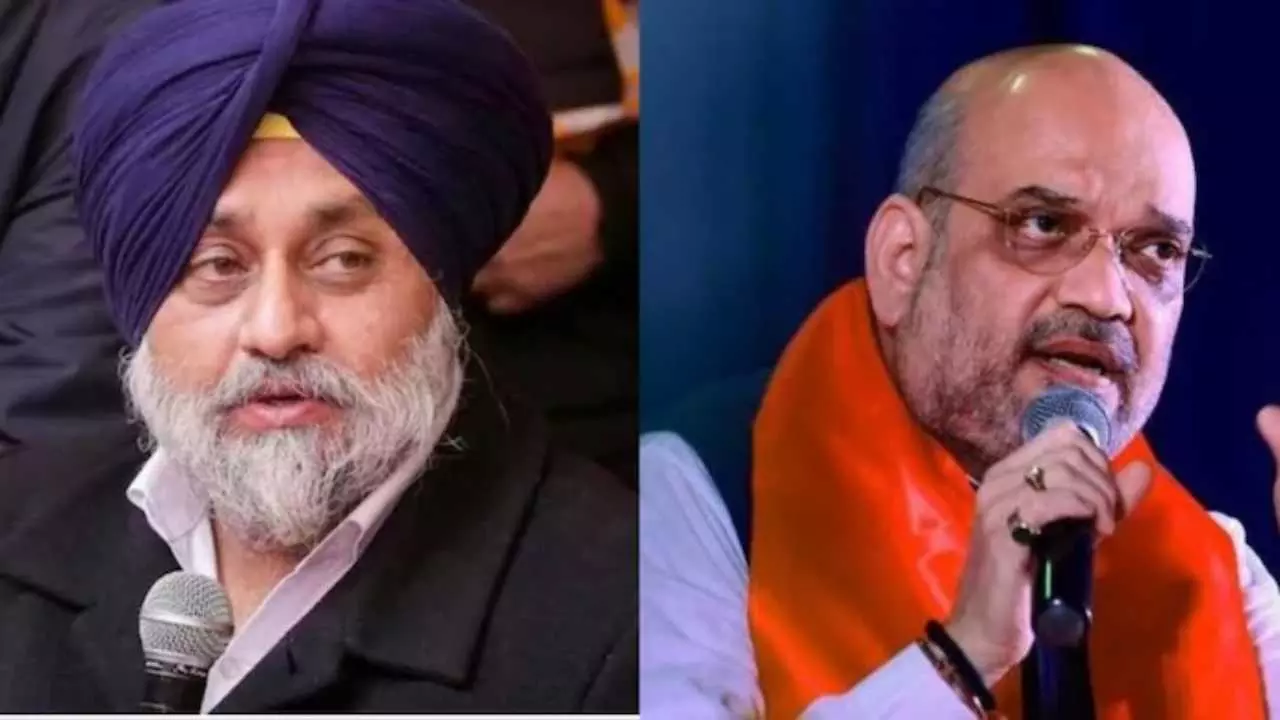 BJP-SAD गठबंधन में UCC बना रोड़ा! सुखबीर बादल के सामने बड़ा धर्मसंकट...पंजाब में नए सियासी संकेत BJP-SAD गठबंधन में UCC बना रोड़ा! सुखबीर बादल के सामने बड़ा धर्मसंकट...पंजाब में नए सियासी संकेत