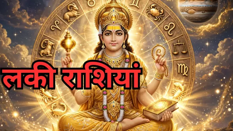 Lucky Rashiyan: गुरुवार की 5 लकी राशियां, किसी को धन लाभ तो किसी को करियर में मिलेगी खुशखबरी?