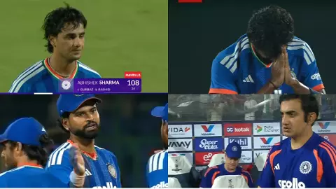 अभिषेक-संजू के बाद नीतीश रेड्डी और बिश्नोई के सामने अफगानिस्तान ने टेके घुटने, 127 रनों से जीता भारत अभिषेक-संजू के बाद नीतीश रेड्डी और बिश्नोई के सामने अफगानिस्तान ने टेके घुटने, 127 रनों से जीता भारत