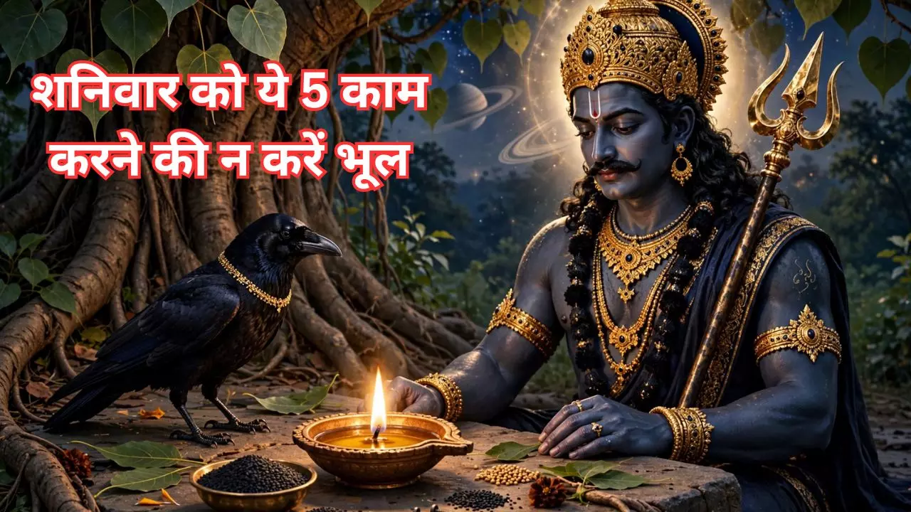 Shaniwar ke Upay : शनिवार को भूलकर भी न करें ये 5 काम, धन और सुख-शांति पर पड़ सकता है असर Shaniwar ke Upay : शनिवार को भूलकर भी न करें ये 5 काम, धन और सुख-शांति पर पड़ सकता है असर
