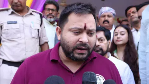 विपक्ष के नाम, चुनाव चिन्ह और बैंक खातों पर कब्जा कर रही BJP, TMC विवाद पर तेजस्वी यादव का बड़ा हमला