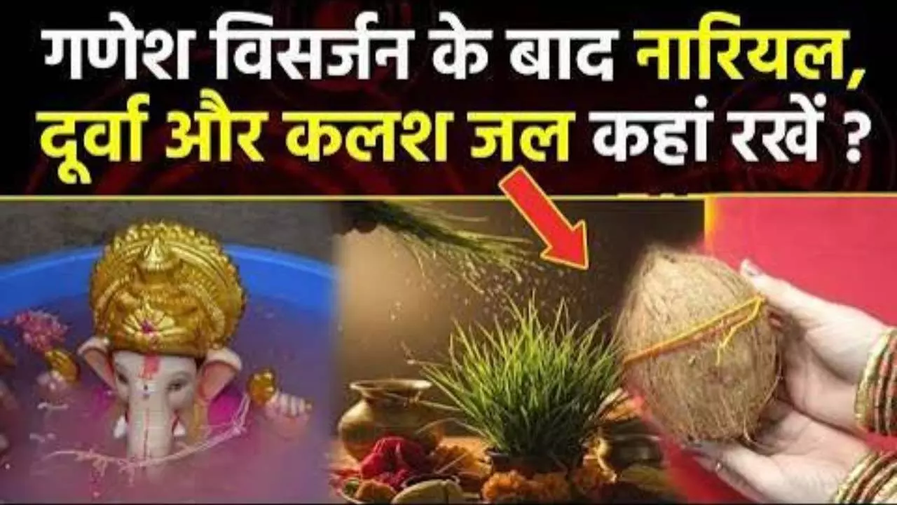 Ganesh Visarjan 2026: What to Do With Flowers, Clothes and Puja Items
