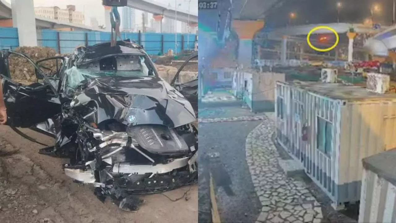 हवा में उड़ी BMW, ब्रिज की रेलिंग तोड़कर... एक सेकंड में बदल गया सबकुछ! 3 युवकों की मौत, CCTV देख कांप उठेंगे हवा में उड़ी BMW, ब्रिज की रेलिंग तोड़कर... एक सेकंड में बदल गया सबकुछ! 3 युवकों की मौत, CCTV देख कांप उठेंगे