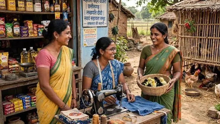 mahtari vandan yojana, mahtari vandan yojana chhattisgarh, lakhpati did