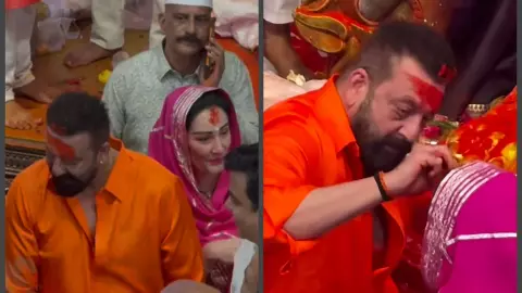 Sanjay Dutt Visits Lalbaugcha Raja