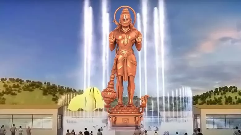 इसे गिरा देंगे... अमेरिका में 90 फुट की हनुमान मूर्ति पर बवाल, हिंदू संगठनों ने दिया करारा जवाब