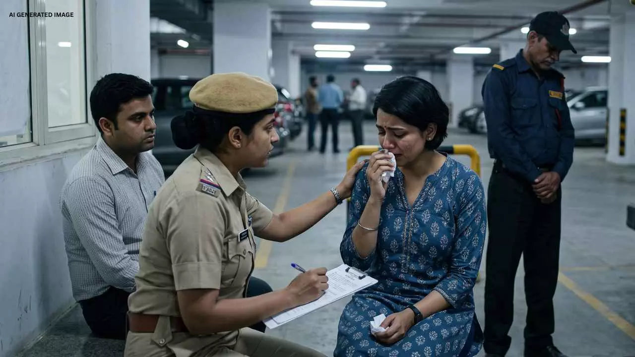 जैसे ही कैब से उतरी, कसकर पकड़कर किया किस, हैदराबाद में गार्ड ने की छेड़छाड़, महिला ने सुनाई आपबीती जैसे ही कैब से उतरी, कसकर पकड़कर किया किस, हैदराबाद में गार्ड ने की छेड़छाड़, महिला ने सुनाई आपबीती