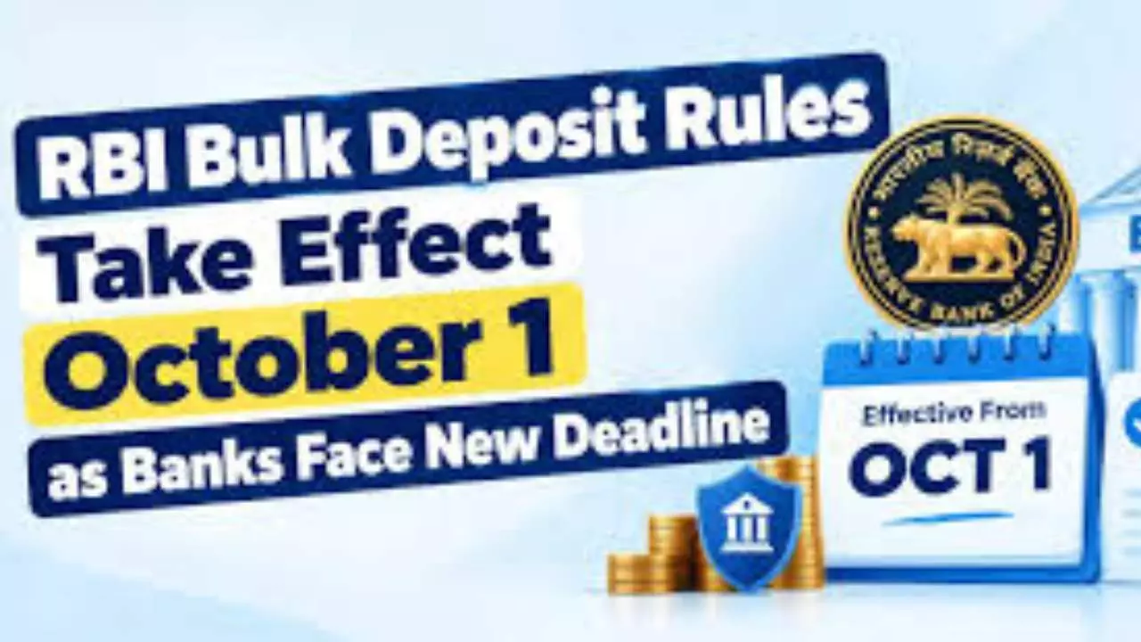 FD Interest Rate Rules: RBIs New Update Effective From October 1, 2026 FD Interest Rate Rules: RBIs New Update Effective From October 1, 2026