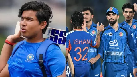 अफगानिस्तान के खिलाफ एशियन गेम्स 2026 क्वाटर फाइनल के लिए टीम इंडिया की प्लेइंग 11 आई सामने! अफगानिस्तान के खिलाफ एशियन गेम्स 2026 क्वाटर फाइनल के लिए टीम इंडिया की प्लेइंग 11 आई सामने!