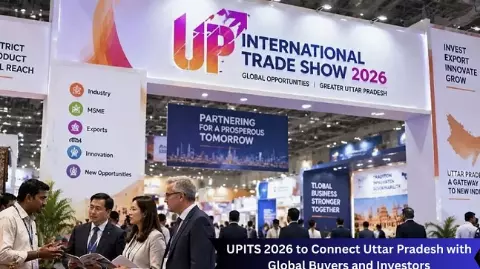 UPITS ने रचा नया रिकॉर्ड, 5.48 लाख से ज्यादा लोग पहुंचे; 1.56 लाख कारोबारी खरीदार