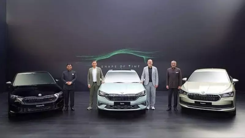 Skoda Slavia Facelift: New Features, 8-Speed Auto and AI Tech Before Festive Season Skoda Slavia Facelift: New Features, 8-Speed Auto and AI Tech Before Festive Season