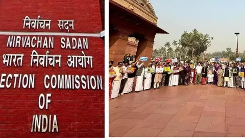 SIR Delhi Protest Today SIR Delhi Protest Today