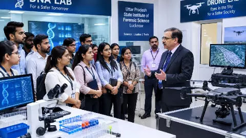 DNA-Drone Lab में पहुंचे PCS प्रशिक्षु अफसर, समझी वैज्ञानिक जांच और फॉरेंसिक साक्ष्यों की ताकत DNA-Drone Lab में पहुंचे PCS प्रशिक्षु अफसर, समझी वैज्ञानिक जांच और फॉरेंसिक साक्ष्यों की ताकत