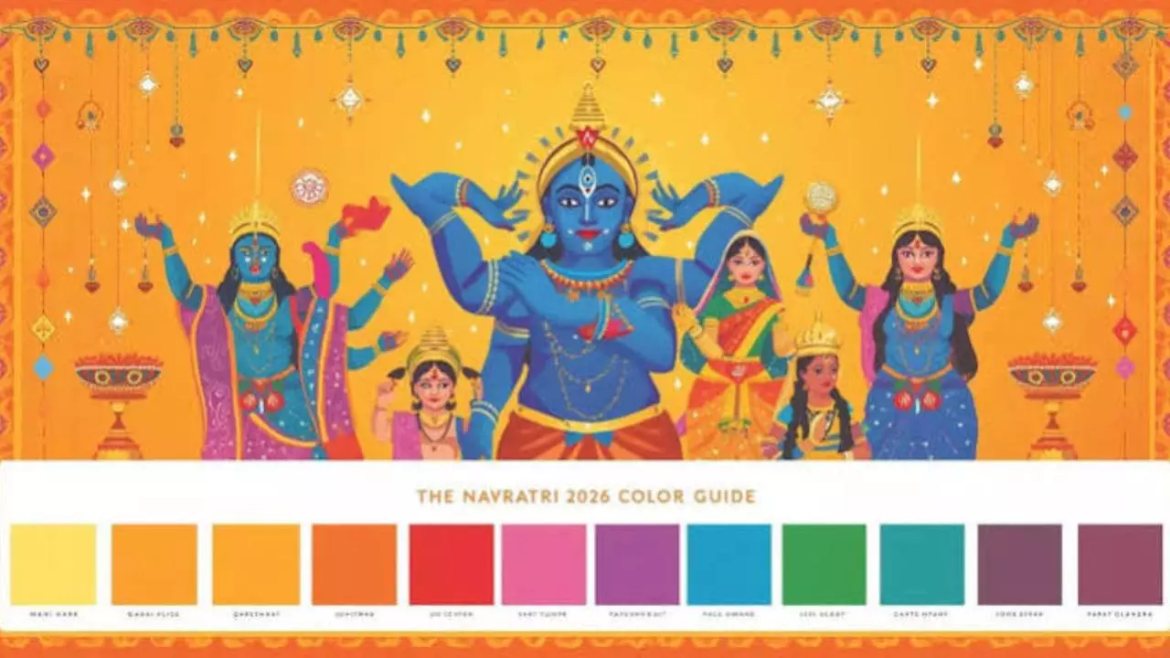 Navratri 2026 Colors: Are You Wearing the Right Color? Check All 9 Days Navratri 2026 Colors: Are You Wearing the Right Color? Check All 9 Days