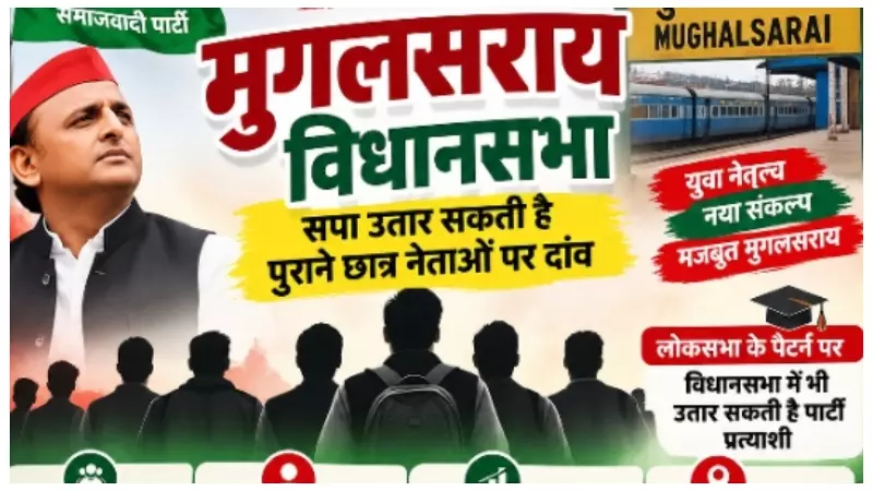 Chandauli: मुगलसराय में सपा का बड़ा दांव! विधानसभा चुनाव में पुराने छात्र नेताओं को मिल सकता है टिकट