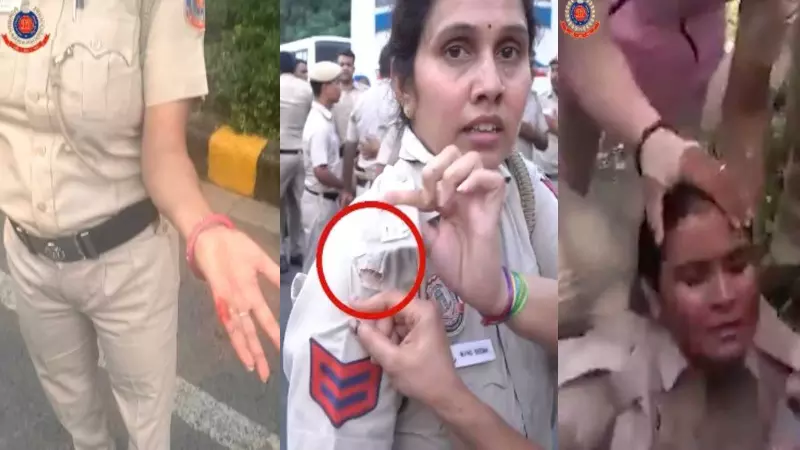 VIDEO: वर्दी फाड़ी, जमीन पर गिराकर पीटा..., प्रदर्शन में लगे पुलिसकर्मियों ने रोकर सुनाया दर्द