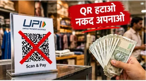 ₹2,000 से अधिक के UPI भुगतान पर शुल्क का विरोध, इंदौर के 125 व्यापारिक संगठन हटाएंगे QR कोड ₹2,000 से अधिक के UPI भुगतान पर शुल्क का विरोध, इंदौर के 125 व्यापारिक संगठन हटाएंगे QR कोड