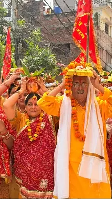 लखनऊ के मनसा देवी मंदिर में श्रीमद्भागवत कथा का समापन, 10 अक्टूबर को होगी पूर्णाहुति