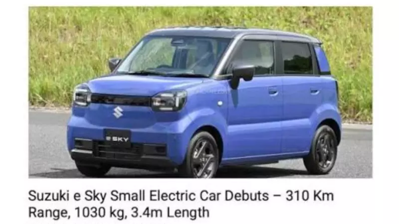 Suzuki e SKY Electric Car: 310KM Range and Price Will Surprise You