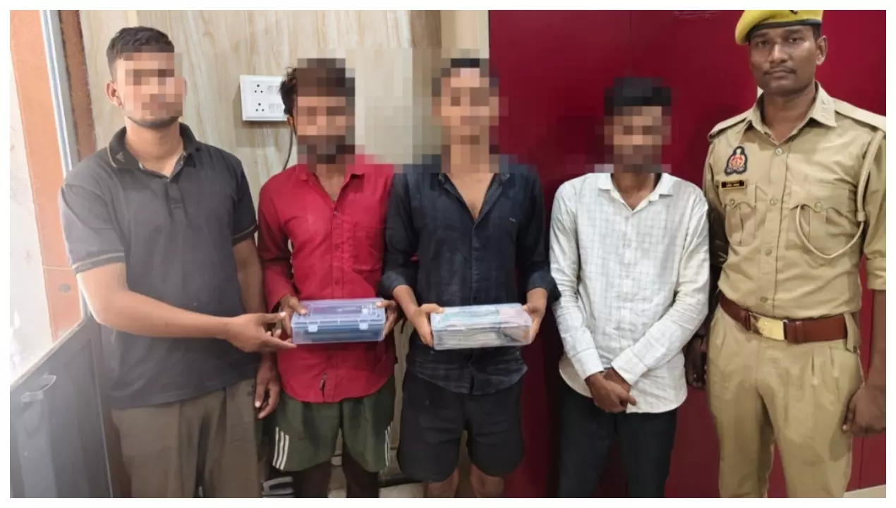 Chandauli News: जनसेवा केंद्र संचालक से लूट का 12 घंटे में खुलासा, 4 आरोपी गिरफ्तार
