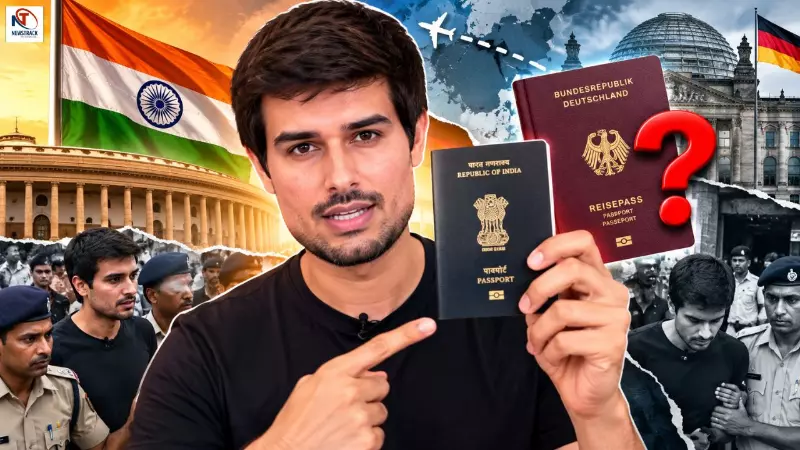 Dhruv Rathee Shows Passport