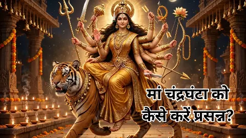 Maa Chandraghanta Puja:तीसरे दिन मां चंद्रघंटा की कृपा पाने के लिए करें ये खास उपाय, दूर होंगी बाधा! Maa Chandraghanta Puja:तीसरे दिन मां चंद्रघंटा की कृपा पाने के लिए करें ये खास उपाय, दूर होंगी बाधा!