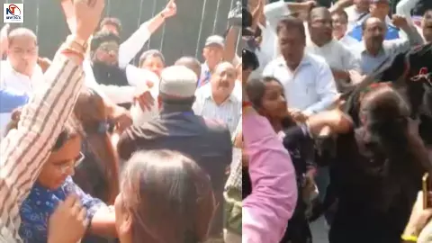 BJP Congress Clash BJP Congress Clash