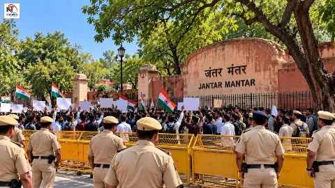 Jantar Mantar Protest Row Jantar Mantar Protest Row
