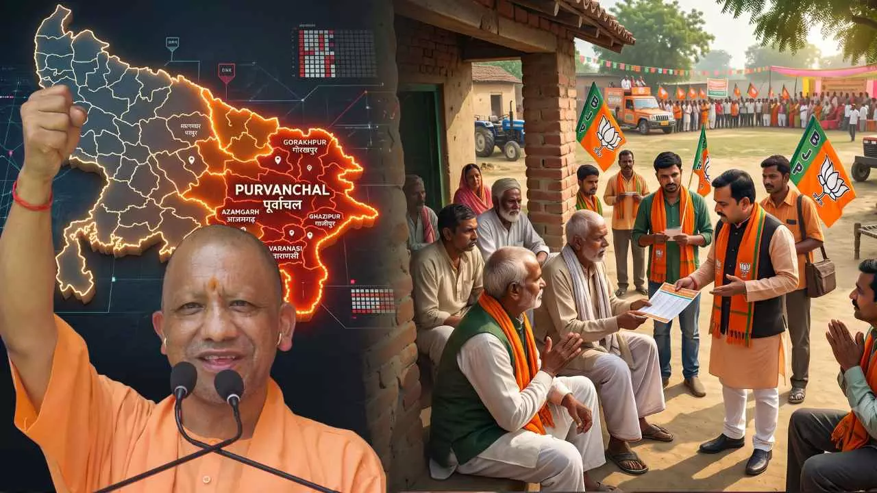 यूपी चुनाव 2027: पूर्वांचल में क्या है BJP का बैक टू बेसिक फॉर्मुला? 2024 से सबक लेकर 2027 में सपा को पटकने तैयारी यूपी चुनाव 2027: पूर्वांचल में क्या है BJP का बैक टू बेसिक फॉर्मुला? 2024 से सबक लेकर 2027 में सपा को पटकने तैयारी