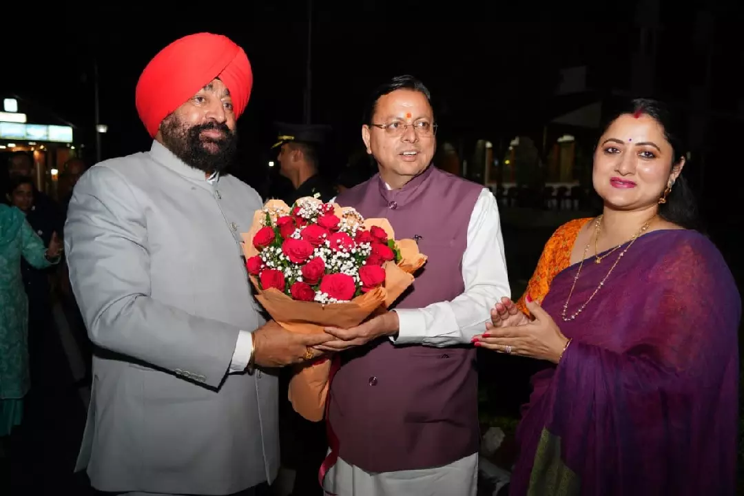 मुख्यमंत्री धामी ने राज्यपाल गुरमीत सिंह के योगदान को सराहा, दी विदाई