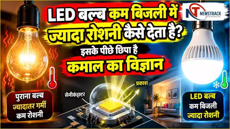 ED Bulb Technology|How LED Bulbs Work|LED Energy Efficiency|Newstrack Hindi