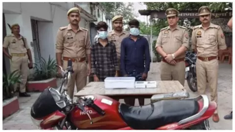 हरदोई में मोबाइल छिनैती की दो घटनाओं का खुलासा, दो आरोपी गिरफ्तार; 7 फोन बरामद