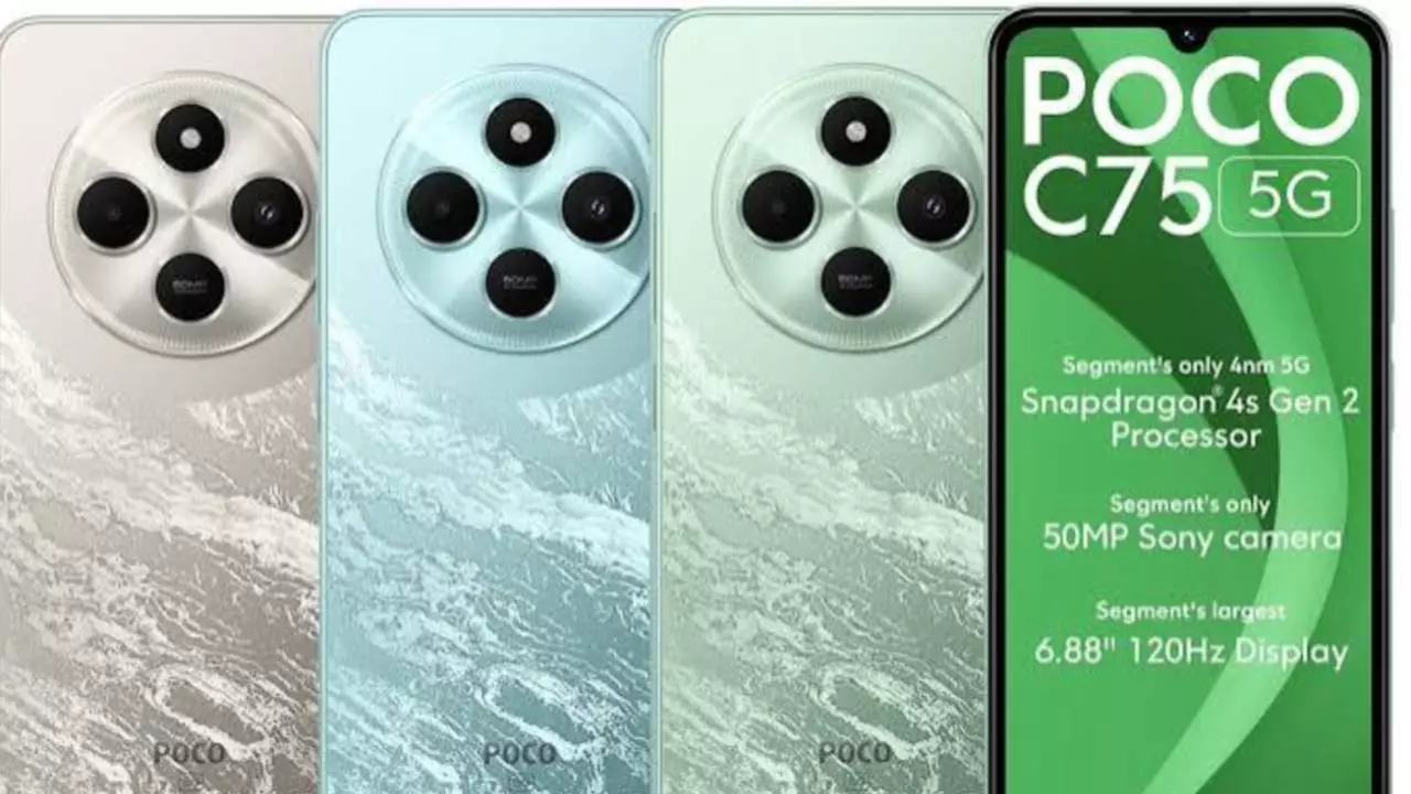 POCO C75 5G: Get a 50MP Camera and 5160mAh Battery Phone Under ₹8,000 POCO C75 5G: Get a 50MP Camera and 5160mAh Battery Phone Under ₹8,000