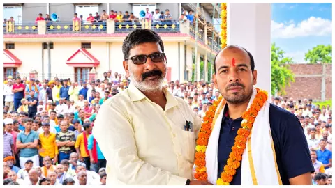 Chandauli : कुश्ती दंगल को नई पहचान देने वाले तीन बार के अध्यक्ष,नीरज अग्रहरि को बनाया गया संरक्षक