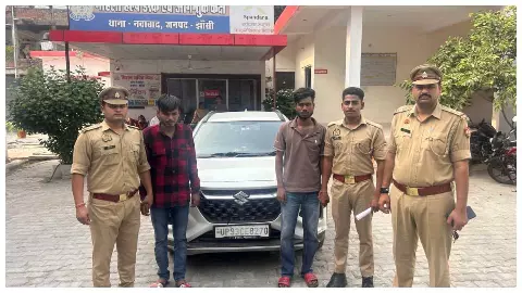 Two youths arrested for stunts with cars, car seize