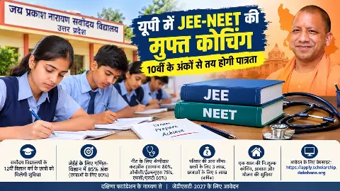 योगी सरकार का मेधावी छात्रों को तोहफा, JEE-NEET की मुफ्त कोचिंग के लिए ऐसे करें आवेदन
