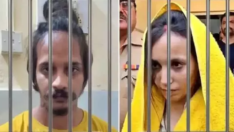 Muskan and Sahil in Meerut Jail Muskan and Sahil in Meerut Jail