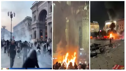 इटली में क्यों भड़की हिंसा? मिलान में तोड़फोड़-लूटपाट, भारतीय दूतावास ने जारी किया इमरजेंसी नंबर इटली में क्यों भड़की हिंसा? मिलान में तोड़फोड़-लूटपाट, भारतीय दूतावास ने जारी किया इमरजेंसी नंबर