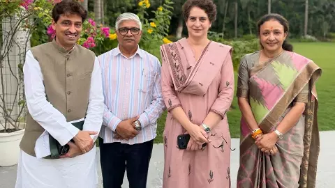 UP Congress meeting at Priyanka Gandhi home up election 2027 UP Congress meeting at Priyanka Gandhi home up election 2027