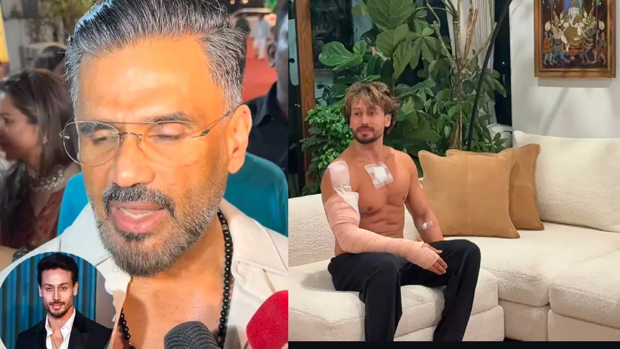 Suniel Shetty Reaction On Tiger Shroff Firing Suniel Shetty Reaction On Tiger Shroff Firing