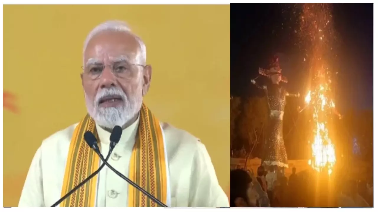 दशहरा 2026: दिल्ली में PM मोदी ने दिया जनकल्याण का संदेश, राष्ट्रपति मुर्मु ने किया रावण दहन, लुधियाना में अमित शाह ने जलाया ‘नशे का रावण’ दशहरा 2026: दिल्ली में PM मोदी ने दिया जनकल्याण का संदेश, राष्ट्रपति मुर्मु ने किया रावण दहन, लुधियाना में अमित शाह ने जलाया ‘नशे का रावण’