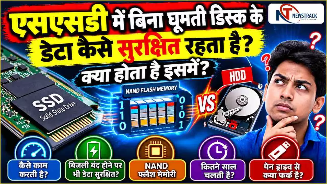 How SSD Stores Data Explained in Hindi | Newstrack Latest Hindi News | Breaking News India