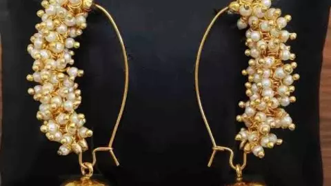 Karwa Chauth Jewelry Designs: 6 Beautiful Pearl Jhumka LATEST HINDI NEWS|NEWS TRACK HINDI SAMACHAR