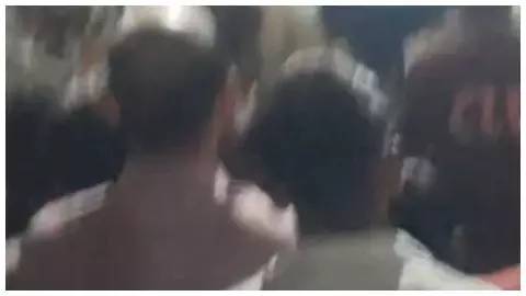 Demonstration over death of youth, traffic jam on Garh Road with body