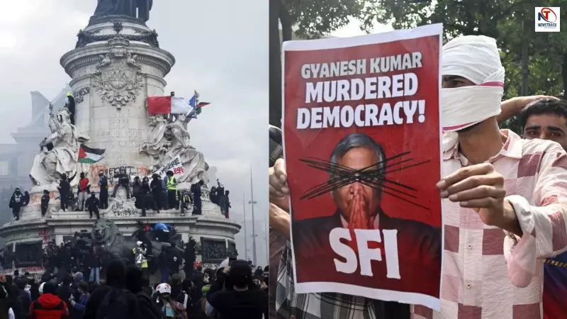 France Protest to India SIR Protest