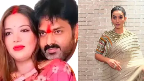Pawan Singh Wife Jyoti Singh And Her Sister On Akshara Singh
