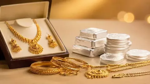 करवाचौथ से पहले सोना-चांदी धड़ाम, ₹26,020 टूटी चांदी, जानें दिल्ली-मुंबई समेत बड़े शहरों में भाव करवाचौथ से पहले सोना-चांदी धड़ाम, ₹26,020 टूटी चांदी, जानें दिल्ली-मुंबई समेत बड़े शहरों में भाव